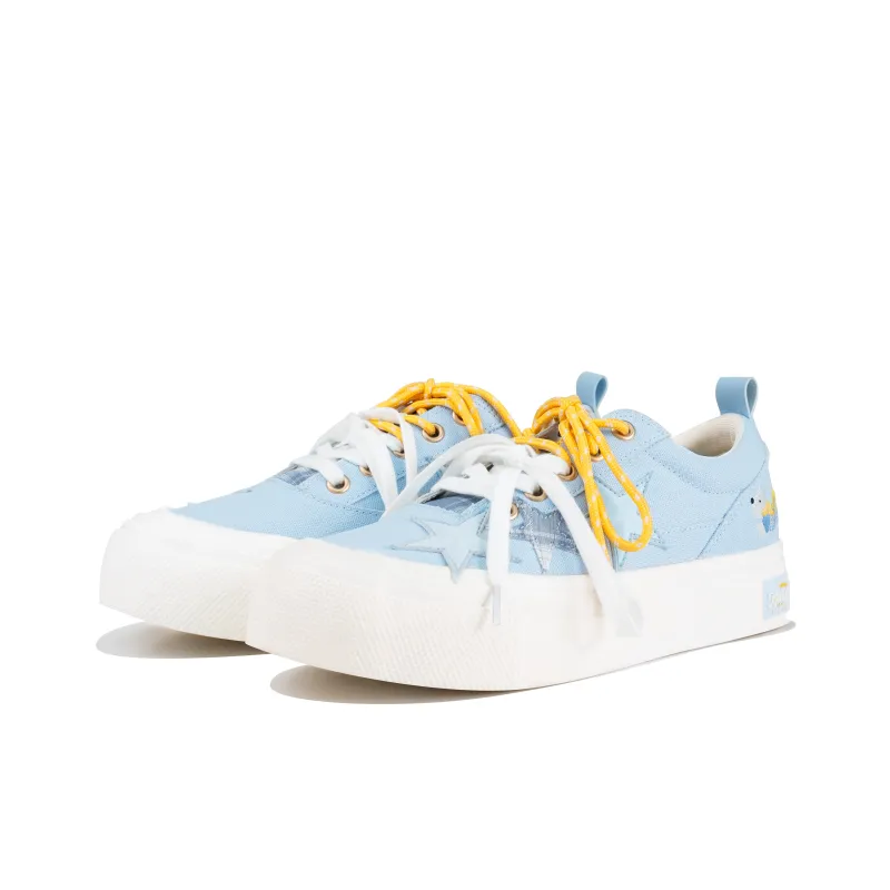 KAALIXTO West Highland Spring Journal Canvas Shoes Unisex Sky Blue-2