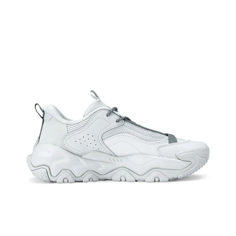 PEAK Tai Ji2.0 Height Increasing Cushioning Low Top Casual Shoes Men's Smoke Gray-1