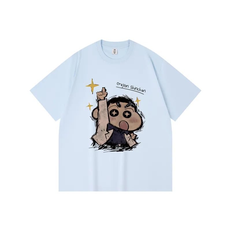 Crayon Shinchan Short Sleeved T Shirts Unisex-14