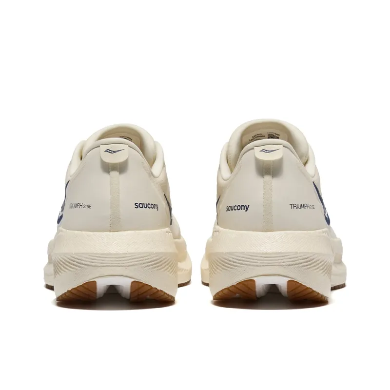Saucony Triumph 21 Anti Slip Wear Resistant Low Top Casual Running Shoes Unisex Beige-3