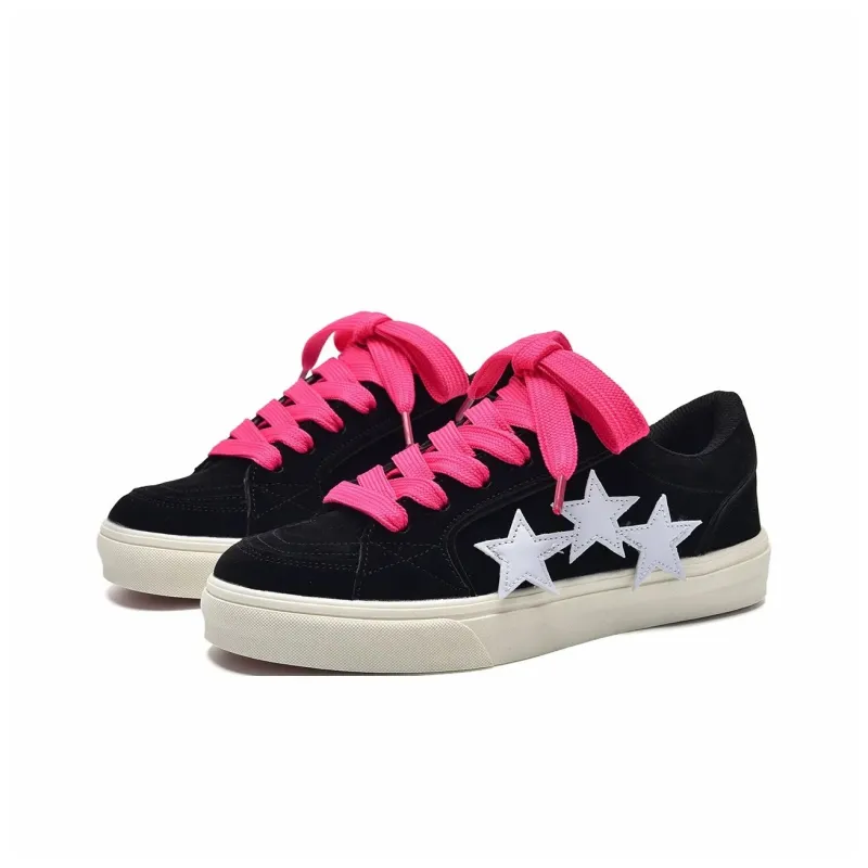 OAOQ Slip Resistant Cushioning Abrasion Resistant Lightweight Breathable Low Top Skateboard Shoes Unisex-34