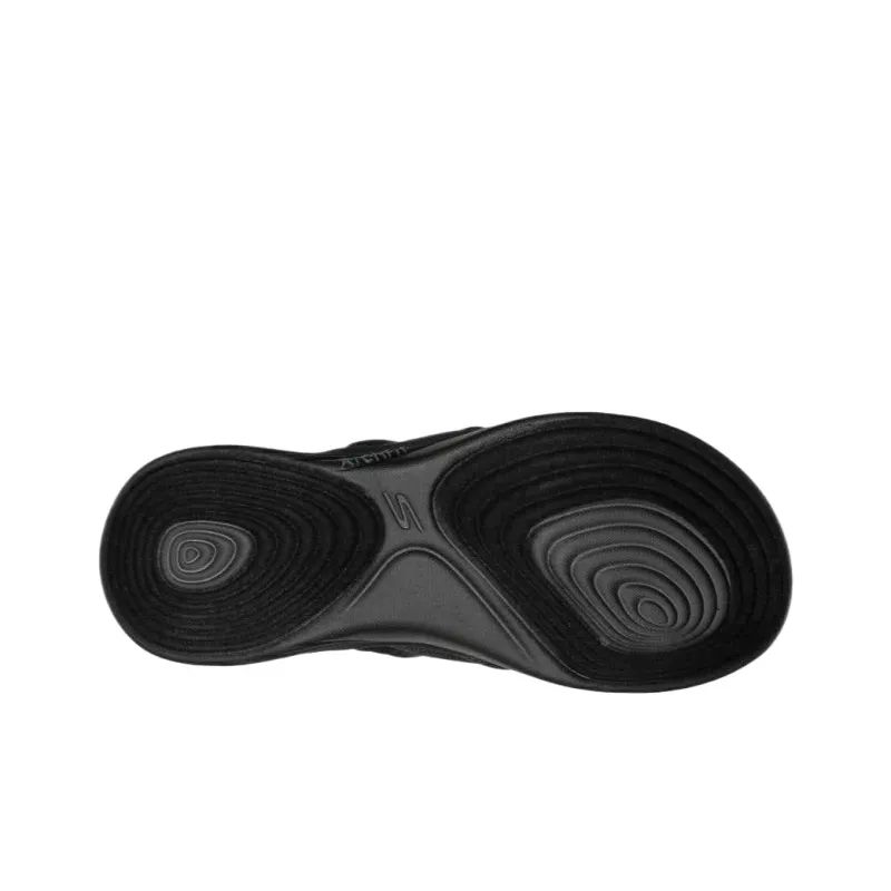 Skechers Arch Fit Quick Dry Flip Flops Women's Black-4