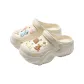 [White]Cookie Floral Bear
