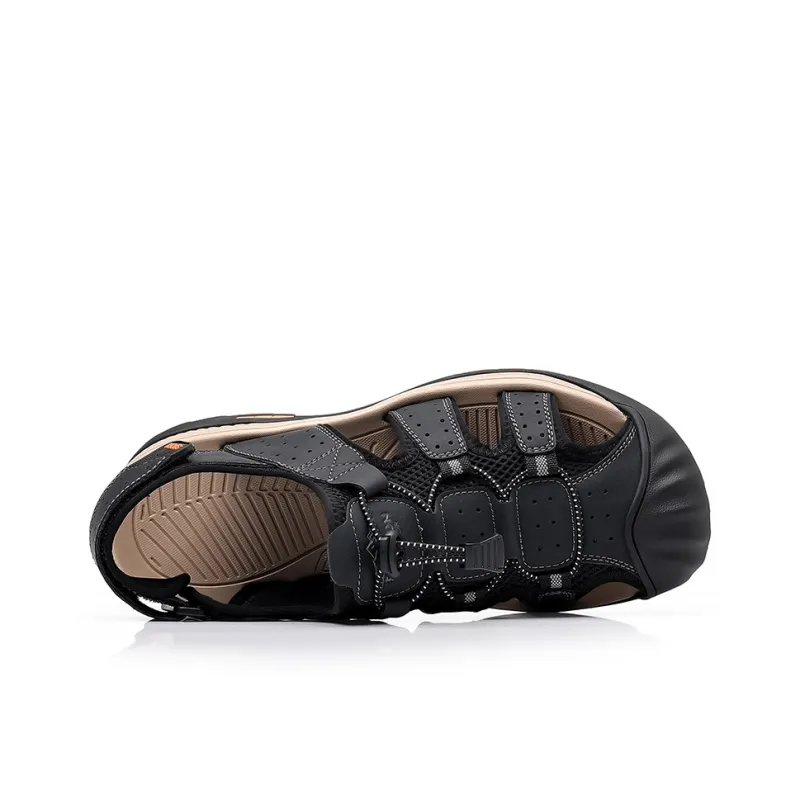 Mulinsen River Trekking Shoes Men Black/Khaki-2
