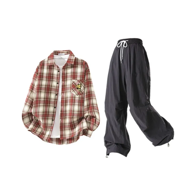 LIVINGTOWN Shirt Matching Set Unisex-4