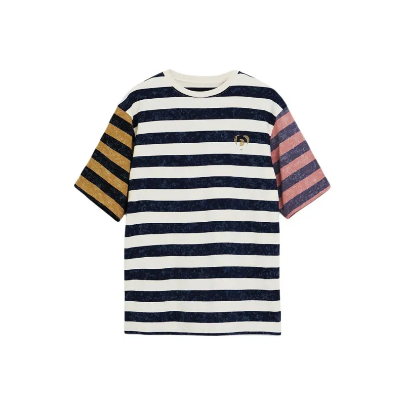 Desigual T Shirts Men Ecru-0