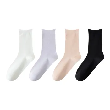MIIOW Mid Calf Socks Women's 4 Pack