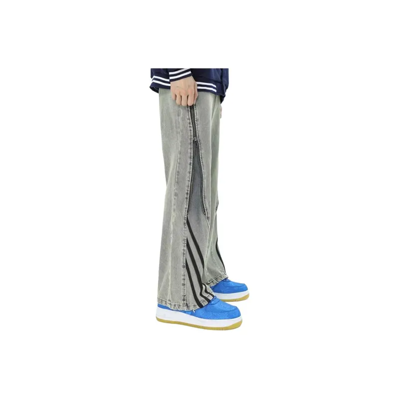 HKRXEC Jeans Men Light Blue-2