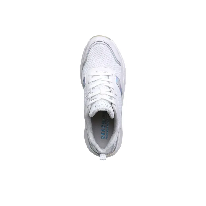 Skechers Rovina Low Top Casual Shoes Women's White-5
