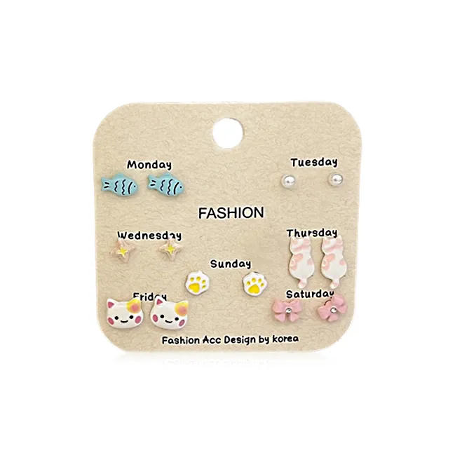 COPI Alloy Stud Earrings Unisex-0