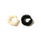 2 Pack (Beige Yellow Scrunchy+Black Scrunchy)