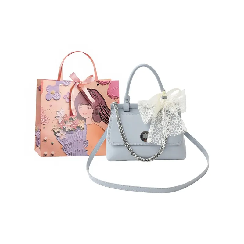 PARK DANCE PU Shoulder Bag, Crossbody Bag, Handbag Regular Women's White/Blue/Pink/Purple/Black-6