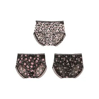 Flowers In Water Underpants Women's 3 Pack