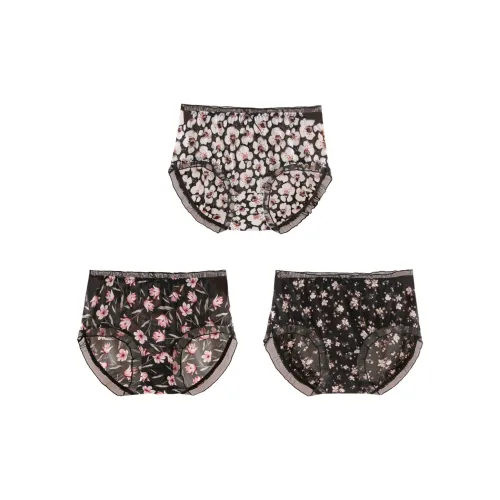 Flowers In Water Underpants Women's 3 Pack
