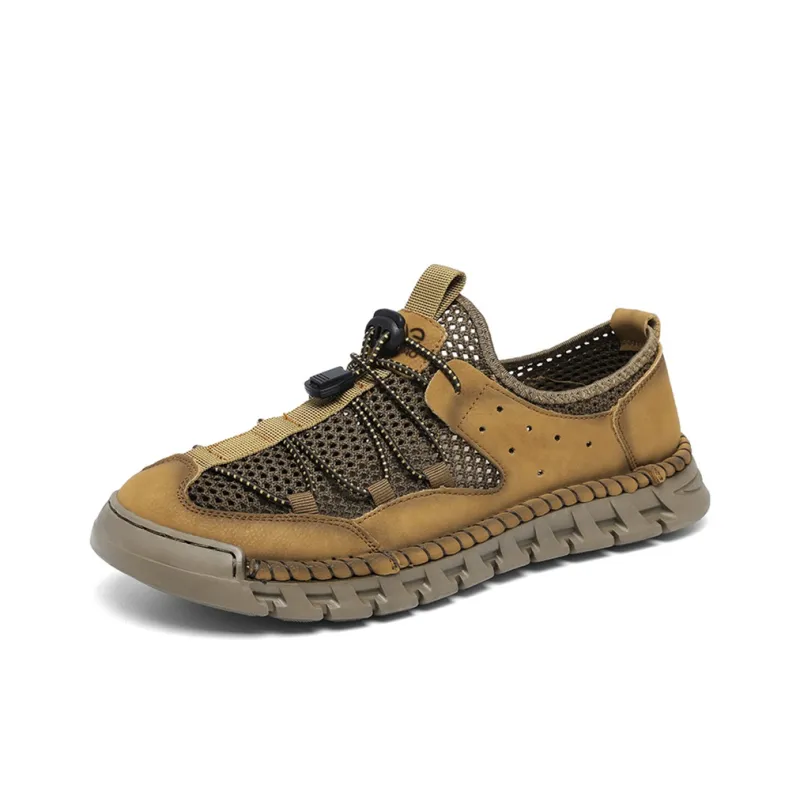 LINGPAO Abrasion Resistant Breathable Slip Resistant Low Top Casual Shoes Men's-11