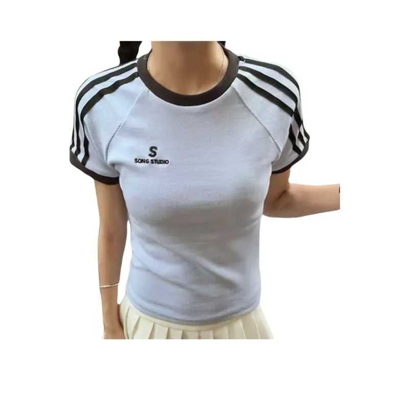 Cotton Gene Crop Tops Women's-6