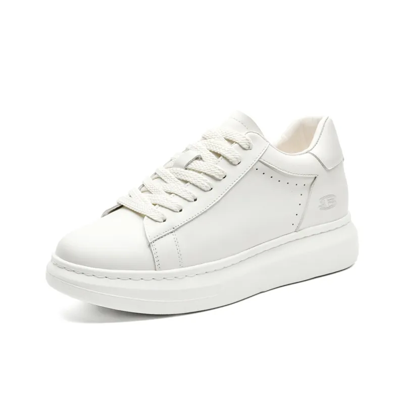 BEN SHERMAN Low Top Skateboard Shoes Men's White-1