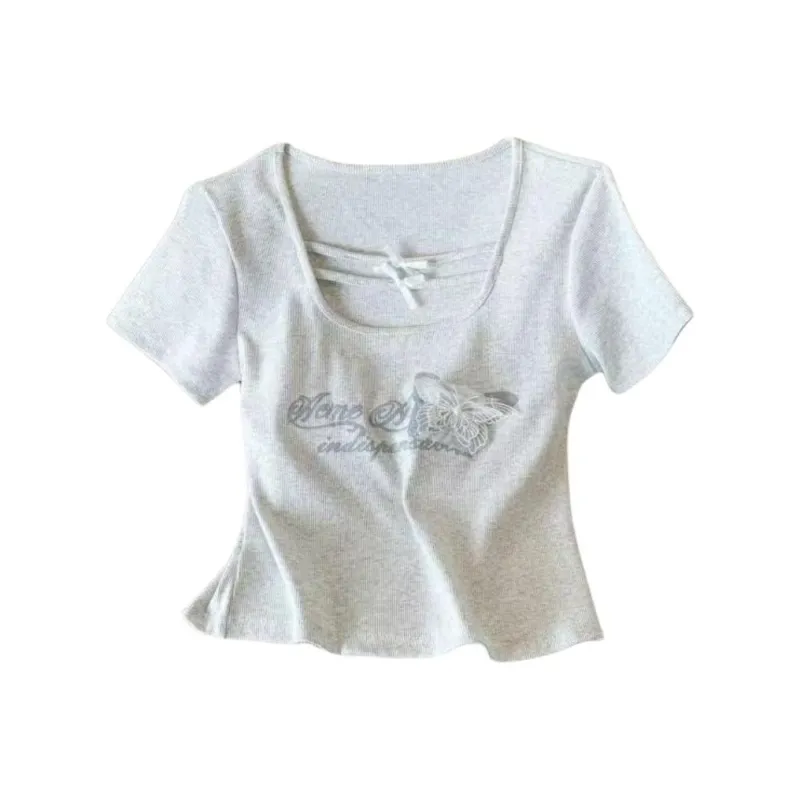 ABCMININ Set in Sleeve T Shirt Women's-0