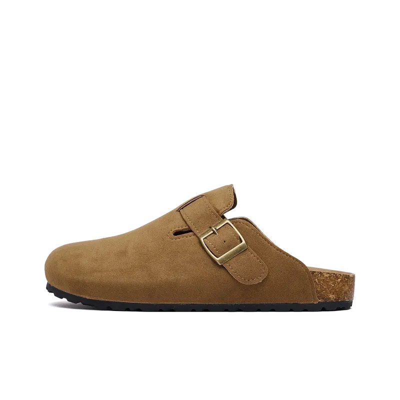 GDXF Quiet Odor Resistant Abrasion Resistant Slip Resistant Closed Toe Slippers Unisex-6