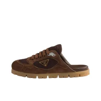 PRADA Closed Toe Slippers Women's Brown