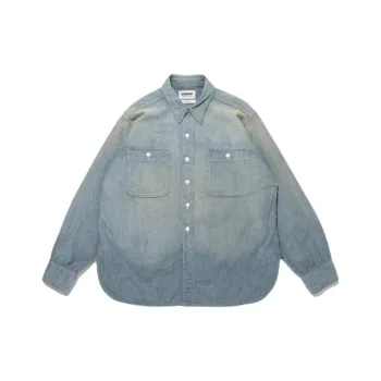 Bowwow SS25 CHAMBRAY SHIRTS SUNBURN AGEING Shirt Unisex