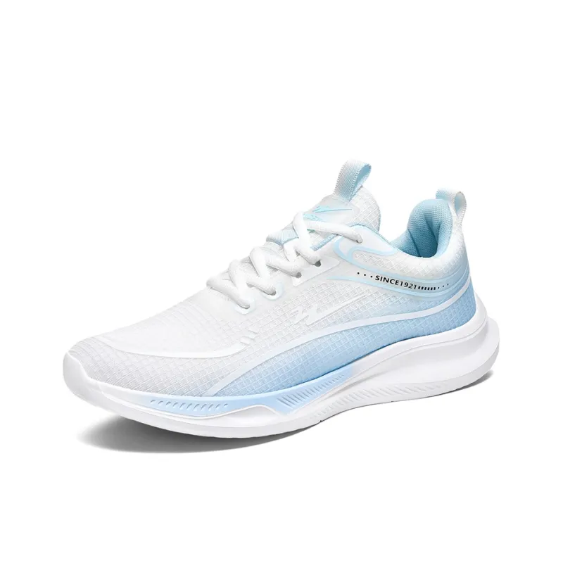 Binary Cushioning, Rebound, Lightweight, Anti slip Low Top Casual Running Shoes Men's White Blue-1