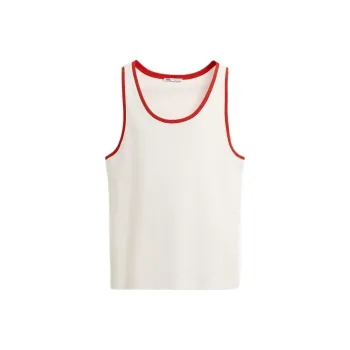 ZARA Tank Tops Men Frosted White