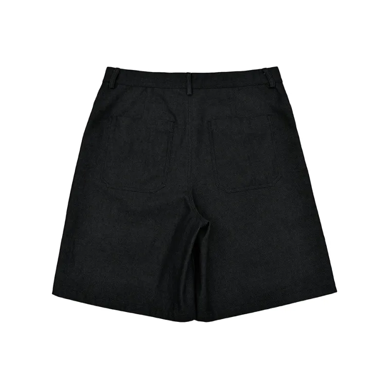 SINBOS Casual Shorts Men Tide Night Black-1