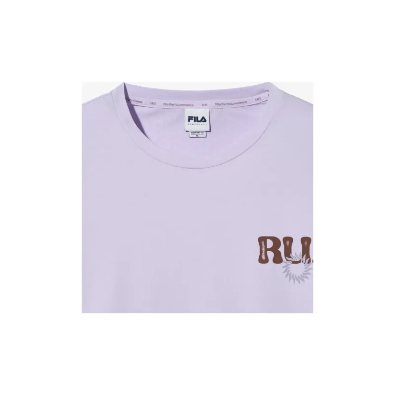 FILA T Shirts Unisex Lavender-4
