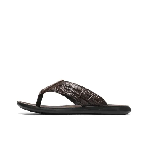 Mulinsen Slip Resistant Flip Flops Men's