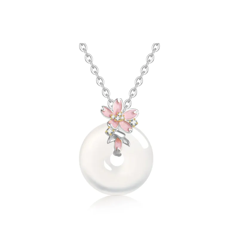 Lao Feng Xiang Chalcedony Necklaces Women's-4