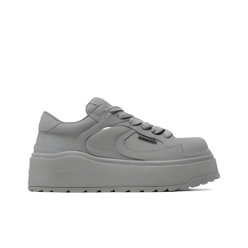 WANDER AROUND Cushioning, Wear Resistant Low Top Skateboard Shoes Unisex Graphite Gray-1