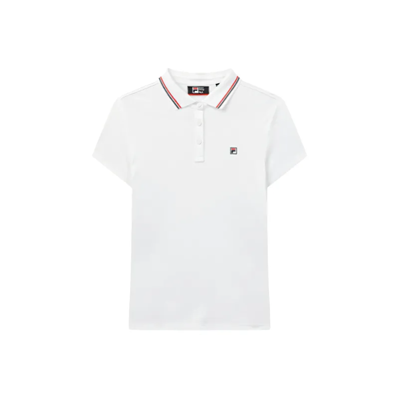 FILA MODERN HERITAGE Polo Shirt Women's Standard White-0