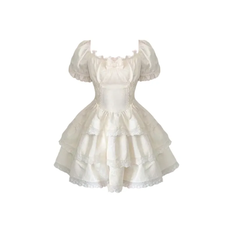 Peaches Peaches Short Sleeved Dress Women's-20
