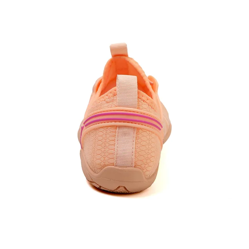 Binary Slip Resistant Quick Dry Lightweight Low Top Casual Shoes Women's Pink-3