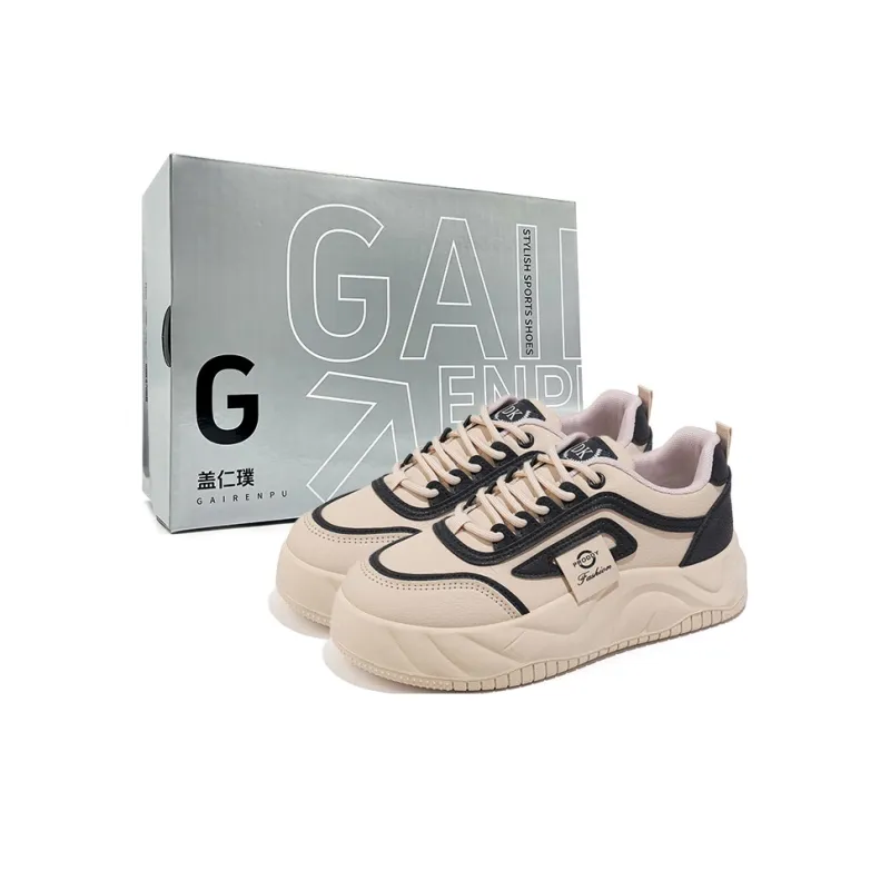 Gai Renpu Anti Slip Wear Resistant Low Top Skateboard Shoes Women's-6