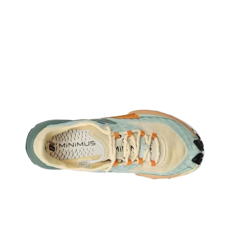 New Balance Minimus Trail Low Top Running Shoes Women's Beige Green-2