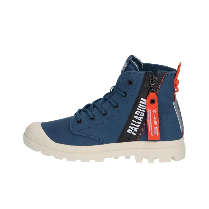 Palladium Pampa Cushioning, Wear Resistant High Top Casual Shoes Unisex Navy Blue-0