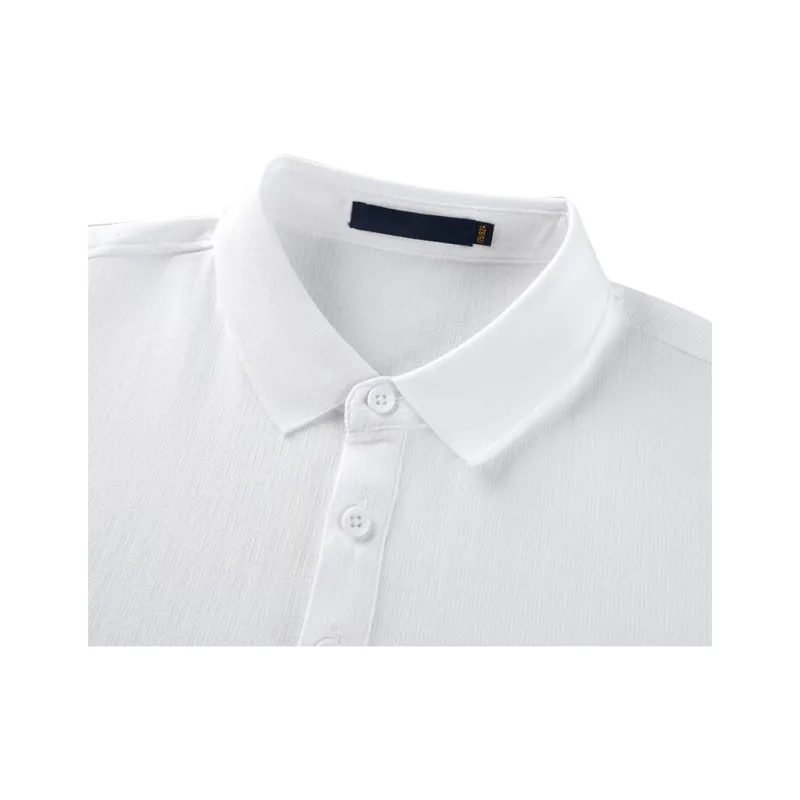 ARTSDON Polo Shirts Men Bleached Pattern-2