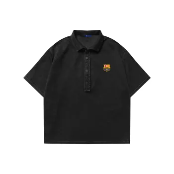 FCB ARCELONA Polo Shirt Unisex Black