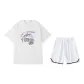 2 Pack (White Top+White Shorts)
