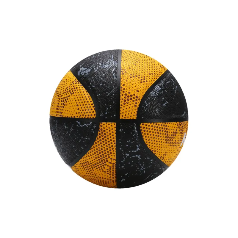 Medham PU Basketball Black Yellow Size 7 Street Training Competition Unisex-2