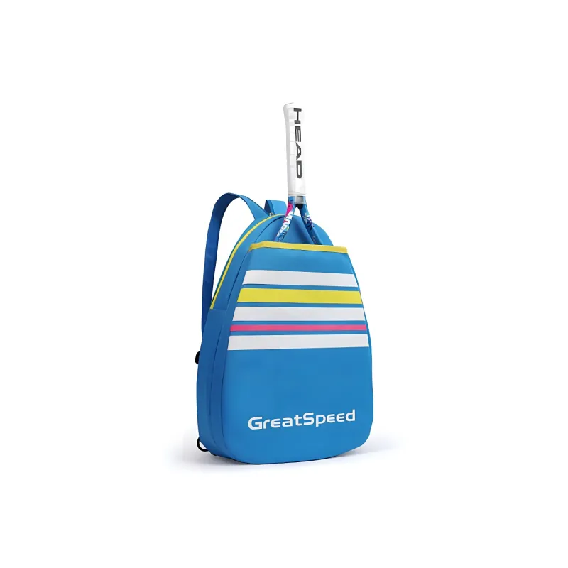 FREEHIKE Polyester Tennis Bag Backpack Unisex Blue/Pink-3