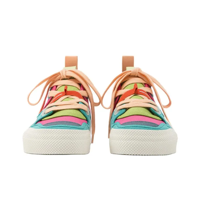 OETZI Corkcushion Abrasion Resistant Low Top Skateboard Shoes Unisex Multicolor-2