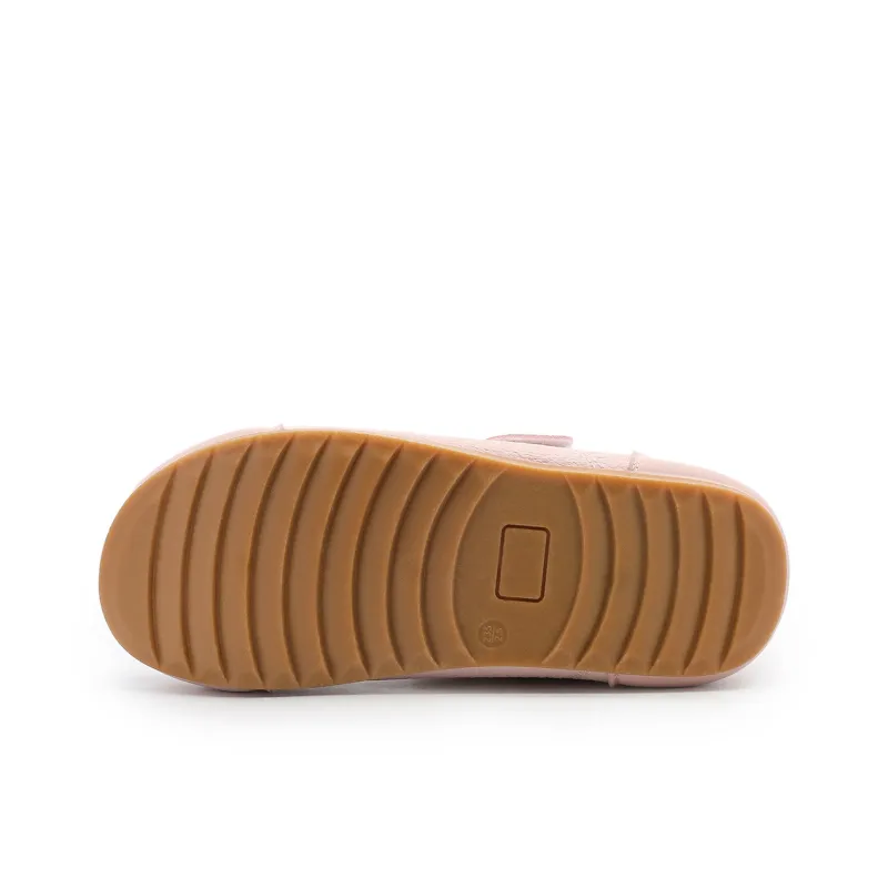DEERWAY Height Increasing Abrasion Resistant Lightweight Breathable Slip Resistant Low Top Casual Shoes Women's Pink-5