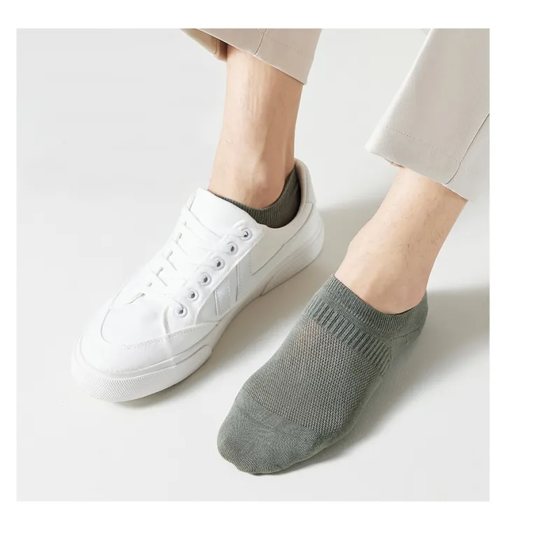 Herbal Primer No Show Socks Men's Combo Set-5