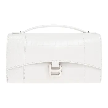 Balenciaga Leather Handbag Women's White
