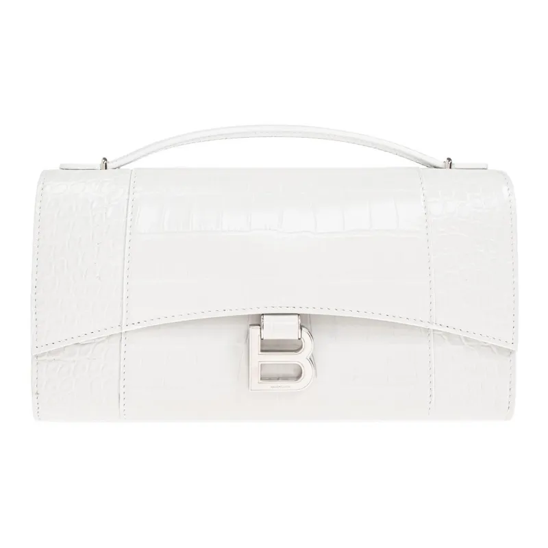 Balenciaga Leather Handbag Women's White-0