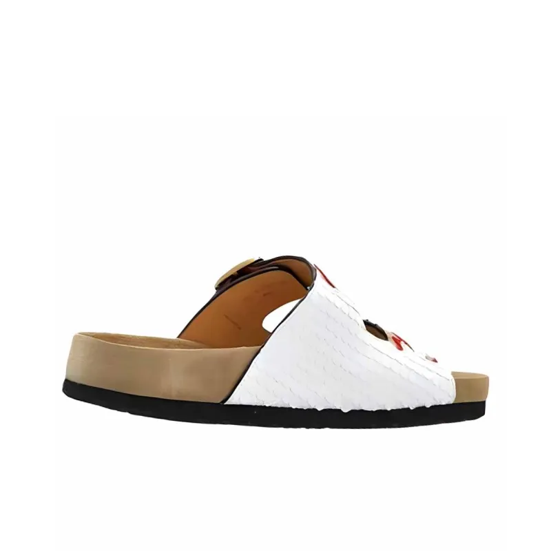 ISABEL MARANT Rubber Sole Slip Resistant Slide Slippers 3cm Women's Brown-3