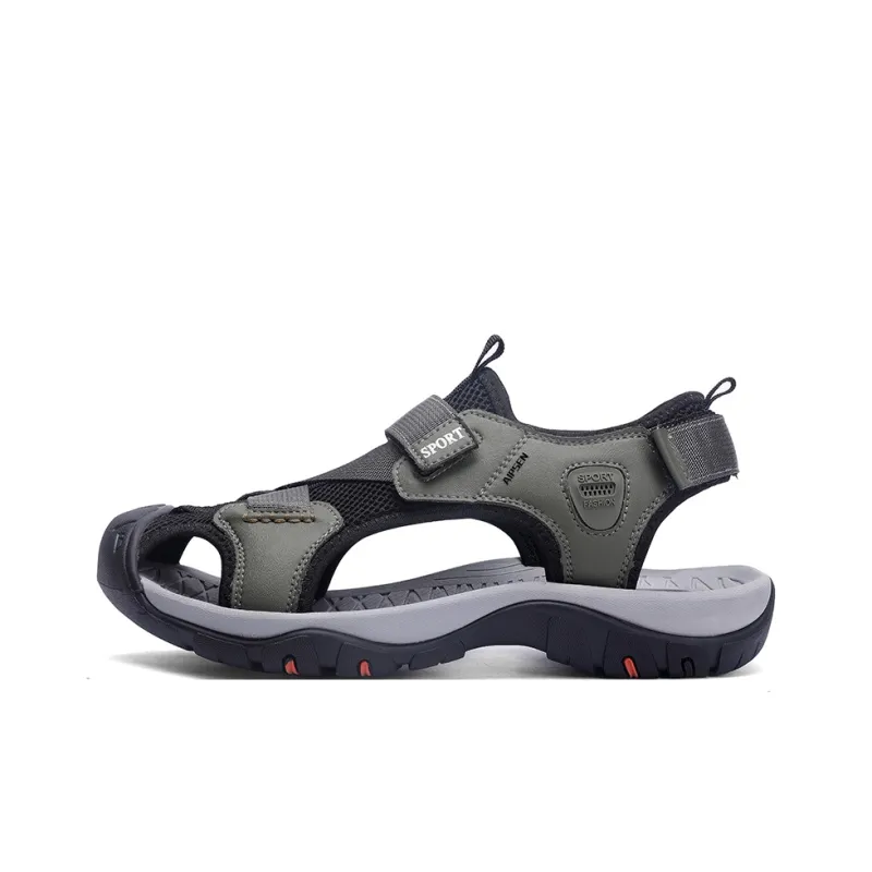 AIPSEN River Trekking Shoes Men's Army Green-0